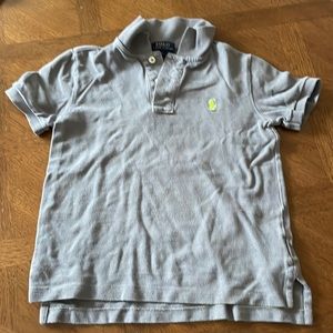 Polo by Ralph Lauren gray polo shirt size 6 boys